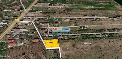 Vand lot casa 1246 mp Balotesti Saftica str Ciocarliei utilitati - Saftica