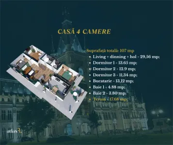 Casa plan parter | Vorovesti | 4 camere | 2 bai - foto 8