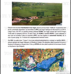 Oportunitate rara, teren intravilan cu proiect aprobat si pret scazut  , 12,5 HA, Calarasi- Ceaucu, amplasat in pozitie excelenta - foto 3