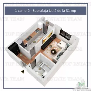 Promotie de Toamna! Studiou cu finisaje premium, in Militari Residence. - foto 2