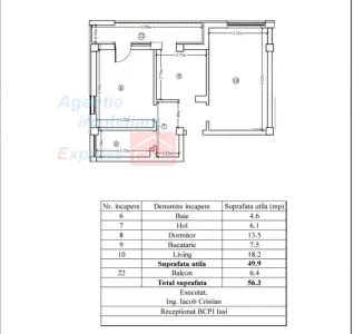 Apartament nou, intabulat, 2 camere, capat CUG - foto 10