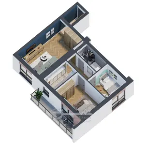 Apartament Nou 3 Camere  Incalzire in Pardoseala Bloc cu Lift - foto 5