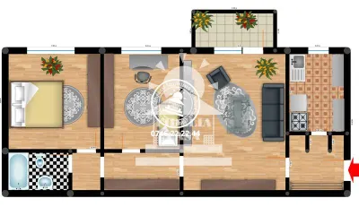 Apartament 3 camere de vanzare zona Dacia - foto 10