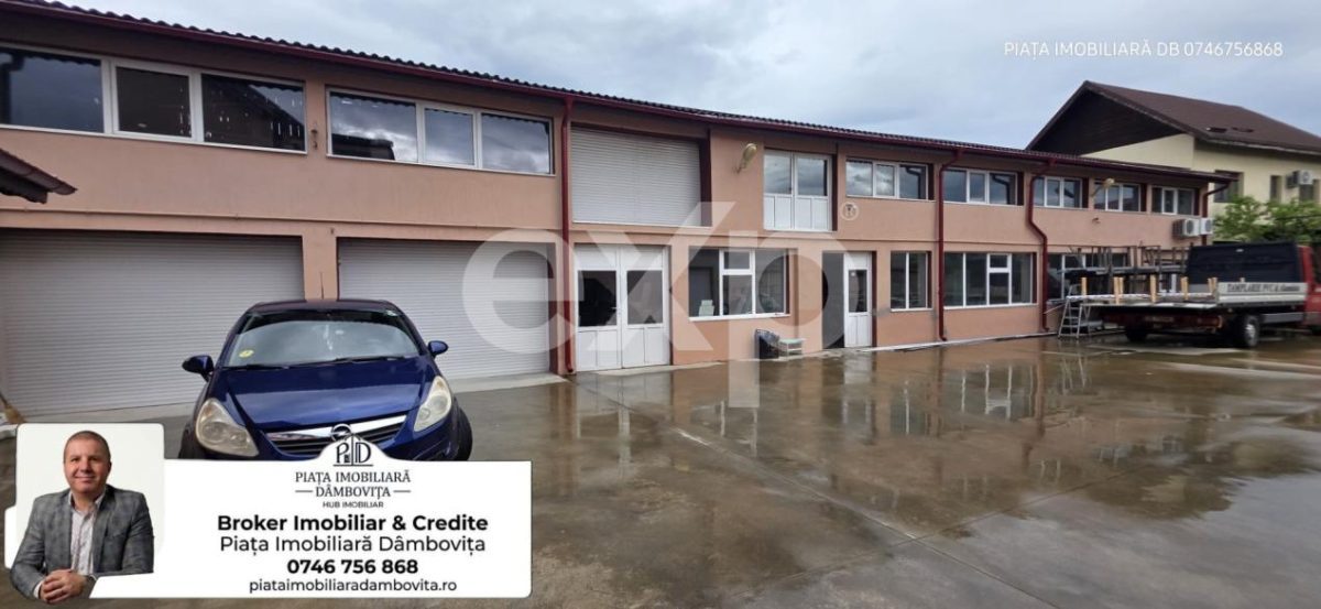 Complex Comercial și Industrial Clasa A – 781 mp Utili, Acces TIR, Stradal - Targoviste