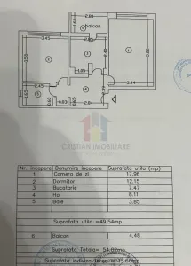 Vezi Video! ULTRACENTRAL Calarasilor-Tineretului 54mp 2 cam Etaj 2 Mobilat - foto 10