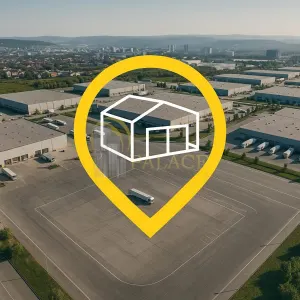 Teren Industrial 4580 mp Letcani, Platforma Betonata - foto 3