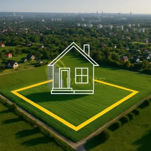 Teren intravilan, 1261 mp,  Aroneanu cu autorizatie de construire - foto 3