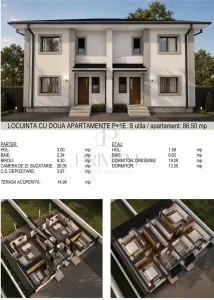 DUPLEX LANGA ASFALT - TOATE UTILITATILE - 3 DORMITOARE - foto 3