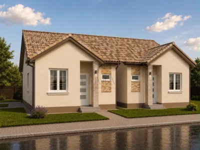 Duplex despartit prin baie - zona excelenta - Mosnita Noua