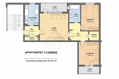 Vanzare apartament 3 Camere Uverturii - IULI MANIU - foto 8
