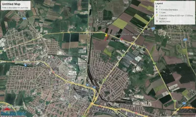 Teren intravilan 2 parcele de 8500 mp front la centura Aradului linga Metro - foto 5