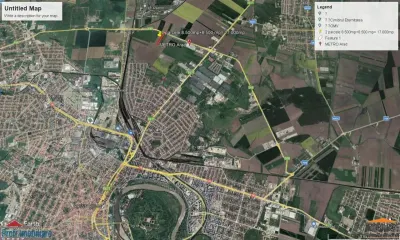 Teren intravilan 2 parcele de 8500 mp front la centura Aradului linga Metro - foto 6