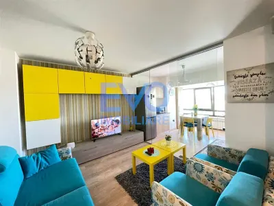 Apartament cu 2 camere, aer conditionat, complex Newton Tatarasi - Iasi